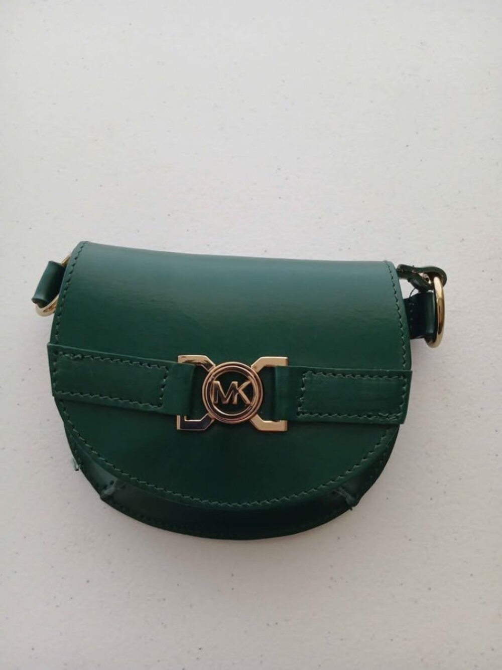 Michael Kors Green Leather Belt Bag